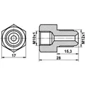 Produktbild: ATE Adapter, Bremsleitung 03.3511-5200.1 Universal  für STEYR MERCEDES-BENZ SAAB 520729202020 A0004280731 0004280731