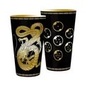 Produktbild: Dragon Ball Premium Large Glass 400ml Gold Drachen Shenlong Box Glas Abystyle