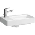 Produktbild: LAUFEN PRO S Handwaschbecken, Becken rechts, 1 Hahnloch, mit Überlauf, 480x280mm, H8159550001041, Farbe: Weiß