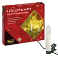 Produktbild: Idena LED Kerzenlichterkette, 30er warm weiß, für innen