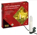 Produktbild: Idena LED Kerzenlichterkette 30er für Innen Lichterkette Dekolicht warm weiß
