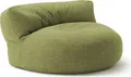 Produktbild: Lumaland Interior Line Sitzsack-Lounge - Rundes Sitzsack-Sofa - 320l Füllung, 90 x 50 cm - Lime