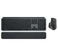 Produktbild: Logitech Logitech MX Keys S Combo - Tastatur und Maus in Graphit PC-Tastatur (Beleuchtete Tastatur für Komfort)