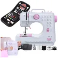 Produktbild: Tragbare Nähmaschine mit Pedal von VORTECH + kostenloses Nähset