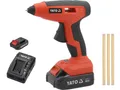 Produktbild: Yato Heißklebepistole Akku Heißklebepistole 18V, 11mm (1xAkku 2Ah), (1,6)