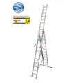 Produktbild: KRAUSE Tribilo 3x12 Sprossen + Treppenfunktion - MONTO Vielzweckleiter | Neue Norm - Art-Nr: 129789