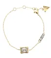 Produktbild: GUESS Bamboo Crystal Bracelet S Armband Yellow Gold goldfarben Neu