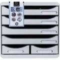 Produktbild: Exacompta Schubladenbox BIG BOX MAXI 6 offene Schubladen Lichtgrau 312740D