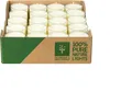Produktbild: Teelichter Natural Lights  in klaren  Cups ca. 7 h Brenndauer weiß vegan