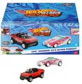Produktbild: Hot Wheels Pull Back Speeders Metal  GMC HUMMER EV & ALPHA PURSUIT 1:43 2 Autos