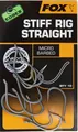 Produktbild: Edges Armapoint Stiff Rig Straight Hooks - 10 Karpfenhaken Angelhaken zum Kar...