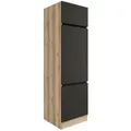 Produktbild: Optifit Hochschrank f. Kühlschrank 60x206,8x57cm Noah420 Anthra. WildEiche NB