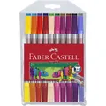 Produktbild: Faber-Castell 151119 Doppelfasermaler 20er Etui Filzstifte Set Faserstifte Farbe