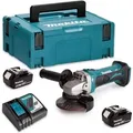 Produktbild: Winkelschleifer 18v Lxt Ø115 Mm (2x5,0 Ah) In Makpac Makita Dga452rtj