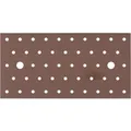 Produktbild: Alberts Duravis Lochplatte Rostbraun Duplexbeschichtet 200 mm x 100 mm x 2 mm