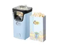 Produktbild: Bestron Popcornmaker, Turbo-Popcorn in unter 2 Minuten, Popcornmaschine mit Heißlufttechnologie, inkl. 10x Popcorntüten & integrierten Messbecher, Sweet Dreams Kollektion, Farbe: Blau