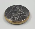 Produktbild: Christophorus Christopherus Plakette Schutzpatron klebbar magnetisch Medaille