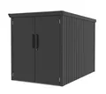 Produktbild: Metall Fahrradgarage Velos 2 Schwarz 133x222x151 cm WESTMANN