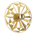 Produktbild: EGLO Deckenlampe Castanuelo, 1 flammige Wandlampe elegant, retro, Deckenleuchte aus Metall, Wandleuchte in Gold, Wohnzimmerlampe geometrisch, Schlafzimmerlampe E27, Ø 42,5 cm