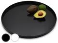 Produktbild: ® Deko Tablett Rund Ø 40 cm | Design Dekoteller und Dekotablett aus Metall Sc...