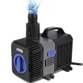 Produktbild: Teichpumpe 3600 L h Filterpumpe für Garten und Aquarium, 20 W, ABS, Schwarz