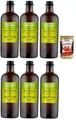 Produktbild: Carapelli Olio Oro Verde, 6x1L, Extra natives Olivenöl, 100% italienisch+Polpa