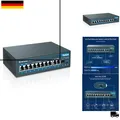 Produktbild: YuanLey 11 Port PoE Switch 120W 802.3af