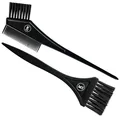 Produktbild: K-Pro Färbepinsel Set - Farb Pinsel breit zum Haare färben schwarz Kamm 2er Pack