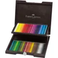 Produktbild: Faber-Castell Buntstifte Polychromos 110072, farbig sortiert, im Holzkoffer, 72 Stück