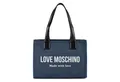 Produktbild: LOVE MOSCHINO Shopper Denim Signature Love, Baumwolle