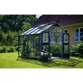 Produktbild: Juliana Gewächshaus 'Premium' 296 x 296 cm mit 3 mm Sicherheitsglas anthrazit/schwarz