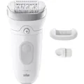 Produktbild: Braun Silk-épil 7 7-011 Epilierer Weiß/Silber (Netz-/Akkubetrieb)