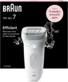 Produktbild: Braun Silk-épil 7 7-011 Epilierer Weiß Silber