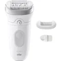 Produktbild: Braun Silk-épil 7 7-011 Epilierer Weiß/Silber (Netz-/Akkubetrieb)