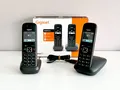 Produktbild: ✅ GIGASET AE690 DUO Festnetz Telefone - 2er Set (Schwarz) Schnurlos OVP & TOP