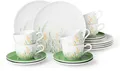 Produktbild: Seltmann Weiden Kaffeeservice Geschirr-Set, 18 Teile, Liberty Meadow Grasses (18-tlg), 6 Personen, Porzellan, Tassen, Untertassen, Teller, Made in Germany, 18 Teile, für 6 Personen