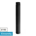 Produktbild: Rauchrohr / Ofenrohr 180mm - 1000mm schwarz DN180 Kaminrohr Ofen Rohr