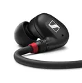 Produktbild: Sennheiser IE 100 PRO Black Dynamische In-Ear-Hörer | Neuartiger 10mm-Breitbandwandler für Präzisen Monitoring-Sound | 1,3m Kabell und S/M/L-Silkon-Adapter Enhalten | Schwarz (508940)