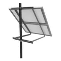 Produktbild: enjoy solar Aluminium verstellbare Masthalterung mit Neigungswinkel 30° -60° für Duo Solarpanel, Solarmodul, geeignet für Modulbreite 100-680mm (inkl. Schrauben und Muttern)