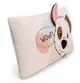 Produktbild: Nici Plüschfigur Nici 62163 Kissen Hund weiß rechteckig 43x25cm GREEN