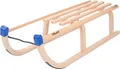 Produktbild: Holzschlitten ✅ Davos ca. 100 cm ✅ Schitten mit Metallkufen ✅ Rodel