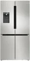 Produktbild: Bosch KFD96APEA Serie 6 Stand Kühl-Gefrierkombination, 90,5 cm breit, 574 L, Full No Frost, Eis-/Wasserspender, Wassertank, EcoMode, Home Connect, Gebürsteter Stahl AntiFingerprint
