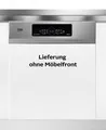 Produktbild: BEKO teilintegrierbarer Geschirrspüler BDSN36461XC, 14 Maßgedecke, SelfDry