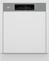 Produktbild: Beko BDSN36461XC, Halb integriert, Standardgröße (60 cm), Schwarz, Edelstahl, Berührung, LCD, Schublade