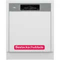 Produktbild: Beko Einbau Geschirrspüler 60 cm teilintegriert 14 Maßgedecke Edelstahl leise