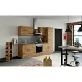 Produktbild: Held Küchenblock Sorrento, Eiche Wotan, Holzwerkstoff, 1 Schublade(n),1 Schublade(n) Schubladen, nur wie online abgebildet bestellbar, einmalig seitenverkehrt montierbar, 270 cm, Made in Germany, Küchen, Küchenzeilen & Küchenblöcke, Küchenzeilen mit Geräten
