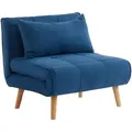 Produktbild: Vente-Unique Schlafsessel, Blau, Textil, Uni, 1-Sitzer, 90x83x82 cm, Wohnzimmer, Sessel, Schlafsessel