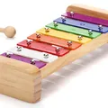 Produktbild: SCHMETTERLINE Holz-Glockenspiel Set mit Holzschlägeln & Notenheft inkl. - Musikinstrument für Kinder ab 3 Jahren - Fördert musikalische Früherziehung & Kreativität