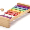 Produktbild: Kinder-Glockenspiel aus Holz - Xylophon mit Liederbuch und Holzschlägel ab 3 J.
