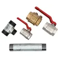 Produktbild: Doppelter Pumpenstock 400mm AG 1 1/4Z seitlich 1Z Floraworld